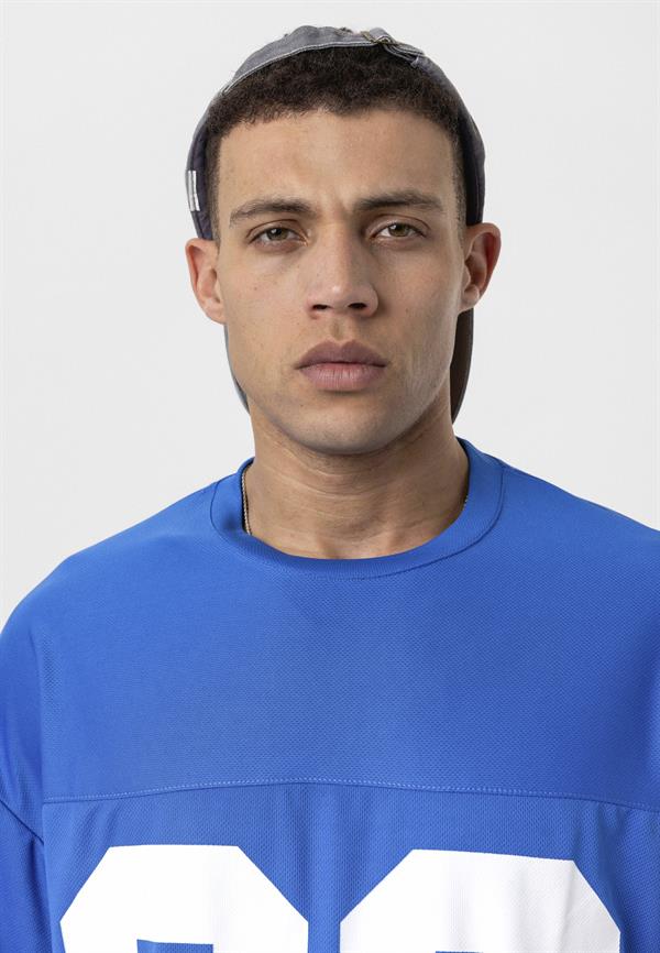 00 Bisiklet Yaka Forma - Mavi