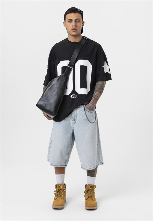 00 Bisiklet Yaka Forma - Siyah