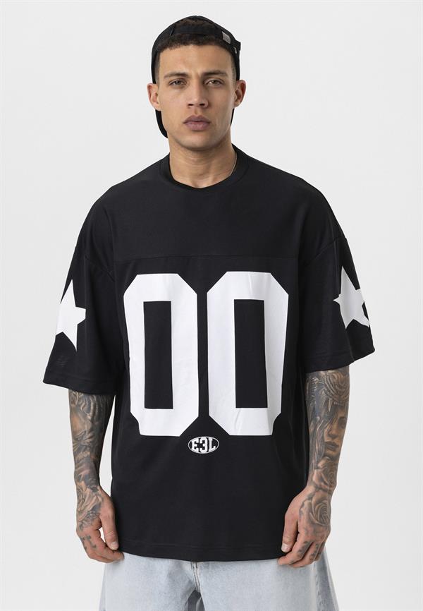 00 Bisiklet Yaka Forma - Siyah