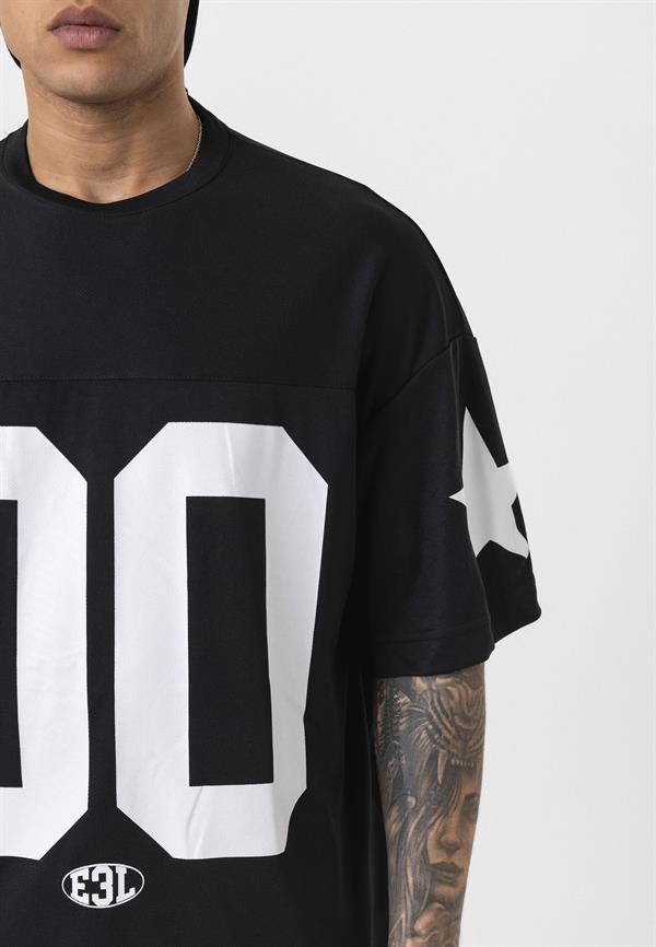 00 Bisiklet Yaka Forma - Siyah