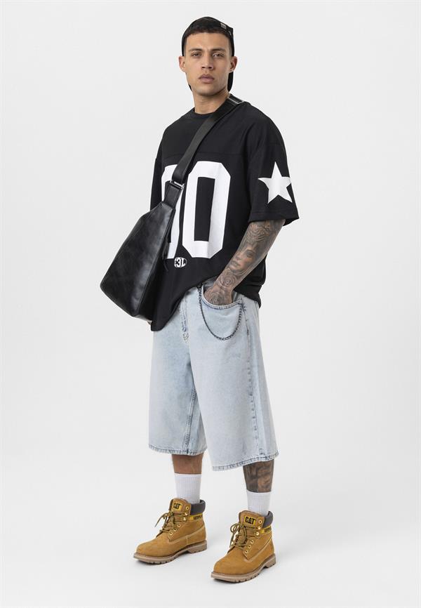 00 Bisiklet Yaka Forma - Siyah