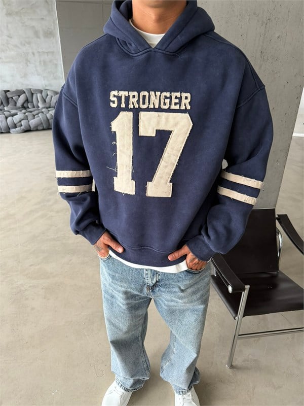 17 Stonger Premium Acid Yıkama Hoodie