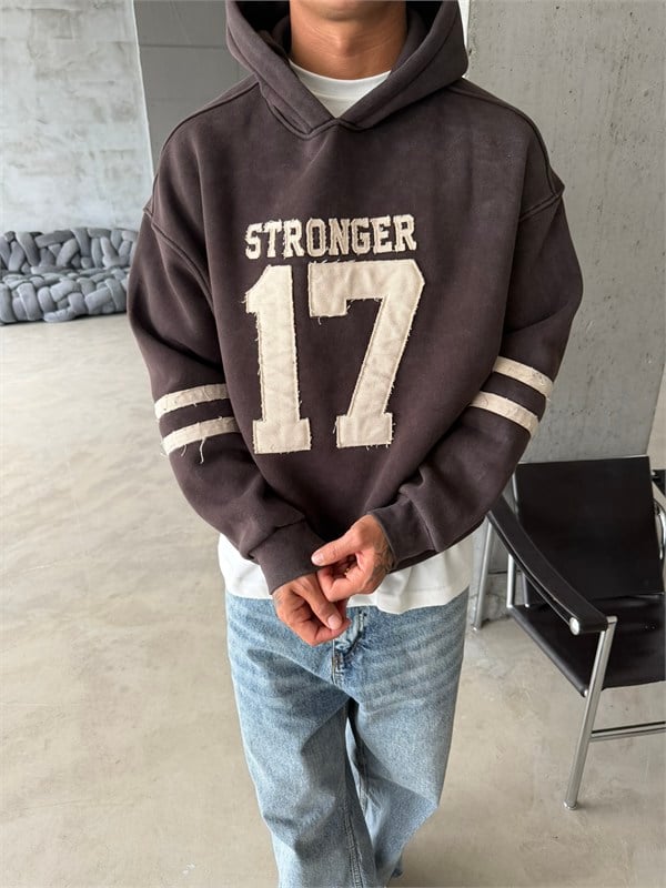 17 Stonger Premium Acid Yıkama Hoodie