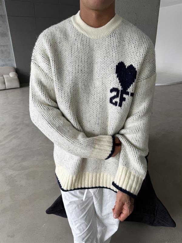 2FT Triko Premium Triko Kazak - Beyaz