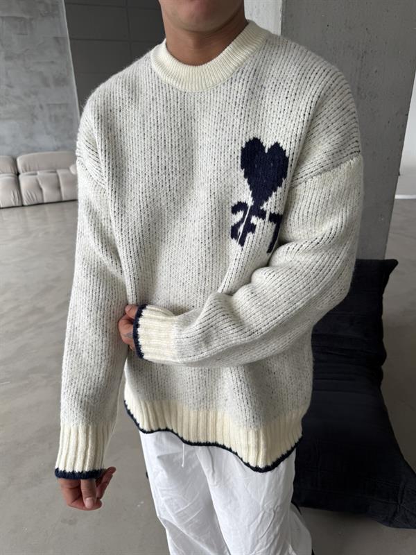 2FT Triko Premium Triko Kazak - Beyaz