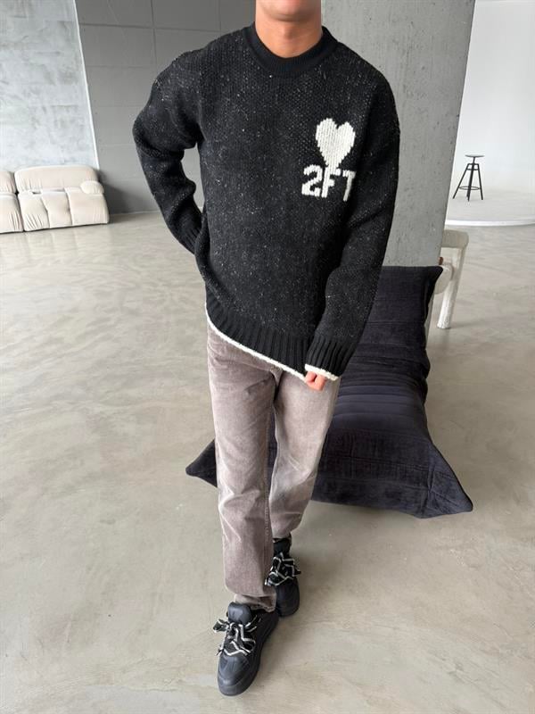 2FT Triko Premium Triko Kazak - Siyah