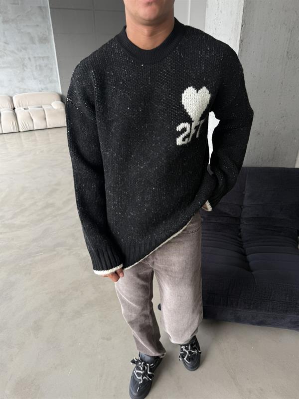 2FT Triko Premium Triko Kazak - Siyah