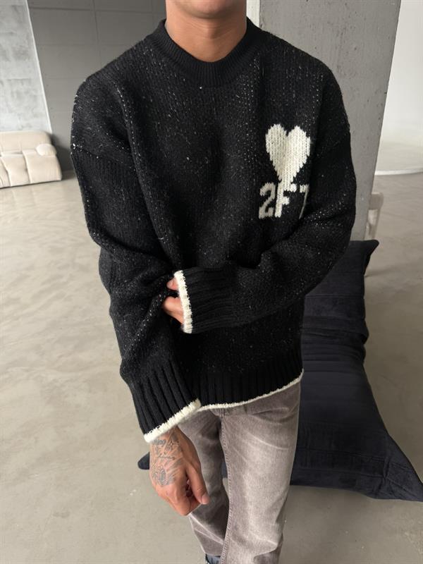 2FT Triko Premium Triko Kazak - Siyah