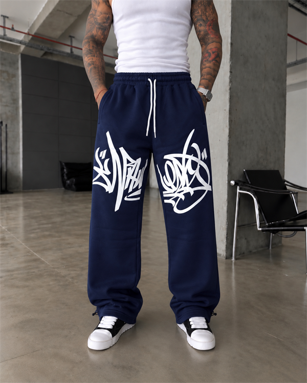 362 Graffiti Print Baggy Eşofman 