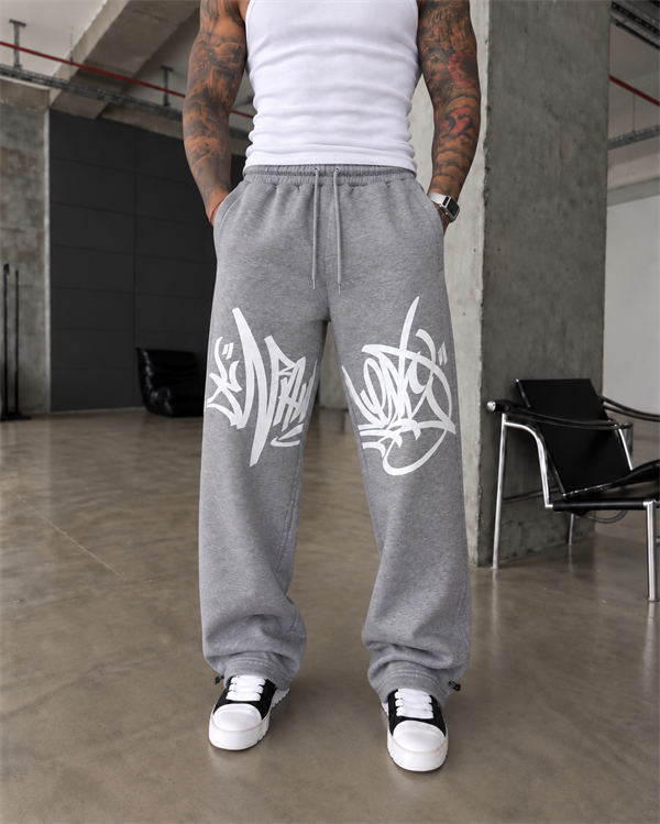362 Graffiti Print Baggy Eşofman 