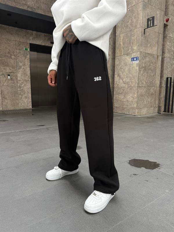 362 Premium Ayarlanabilir Paça Eşofman Altı - Siyah