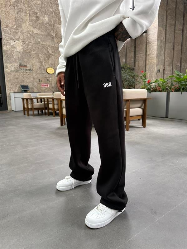 362 Premium Ayarlanabilir Paça Eşofman Altı - Siyah