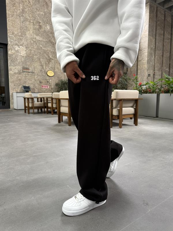 362 Premium Ayarlanabilir Paça Eşofman Altı - Siyah