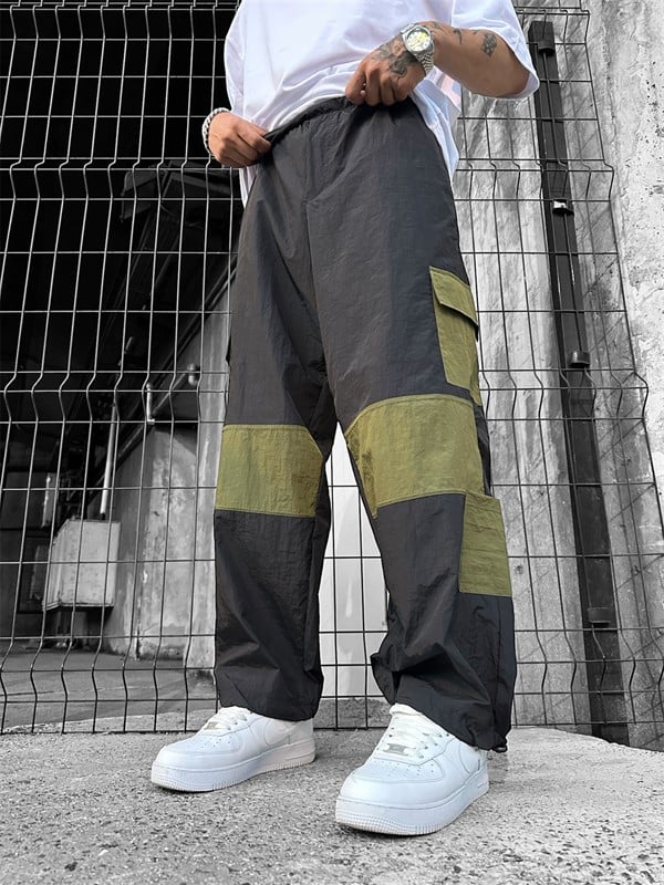 362 Tech Cargo Lastikli Paça Eşofman -Siyah