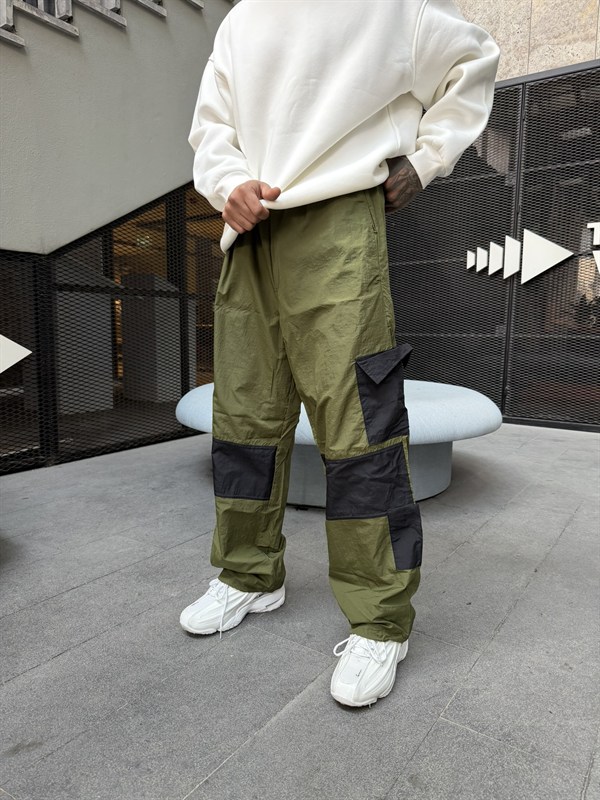 362 Tech Cargo Lastikli Paça Eşofman - Yeşil