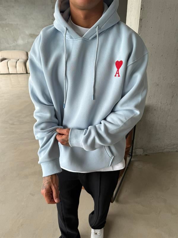 A Kalp Premium Sweatshirt - Mavi