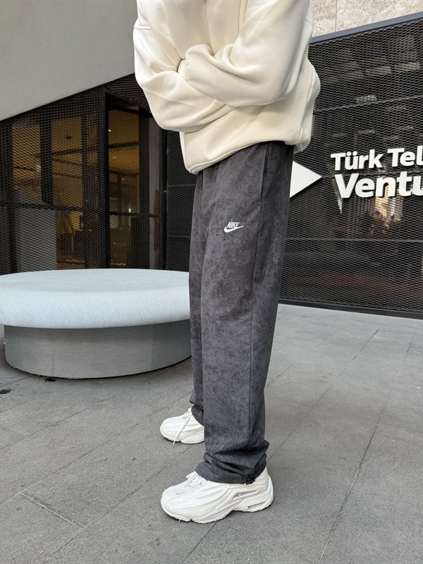 Acid Yıkamalı NK Eşofman - Füme