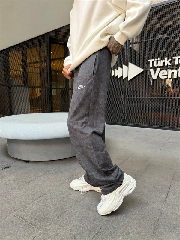 Acid Yıkamalı NK Eşofman - Füme