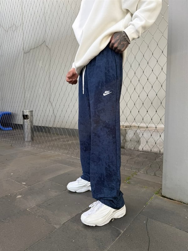 Acid Yıkamalı NK Eşofman - İndigo