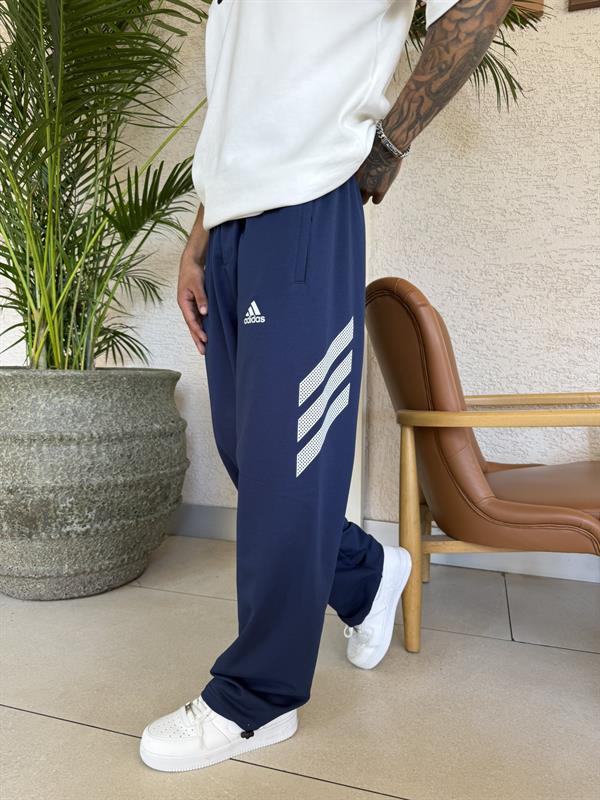 AD Büyük Yan Baskı Eşfoman - İndigo