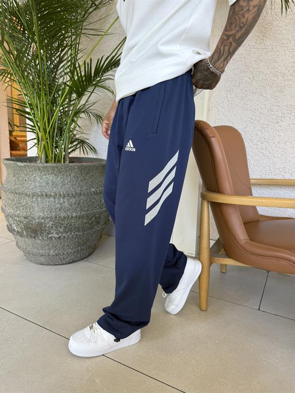 AD Büyük Yan Baskı Eşfoman - İndigo