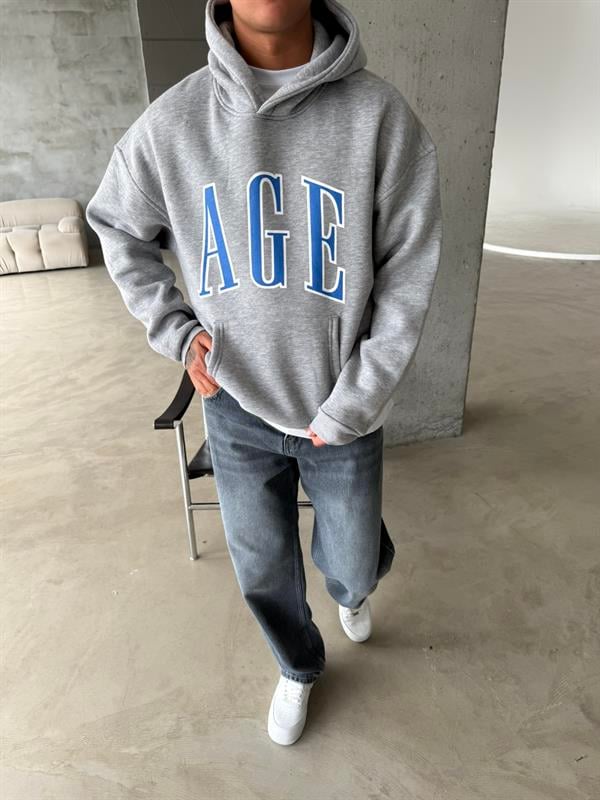 AGE Oversize Sweatshirt - Gri