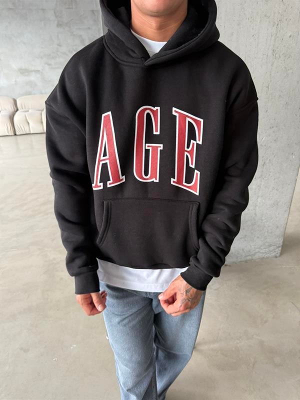 AGE Oversize Sweatshirt - Siyah