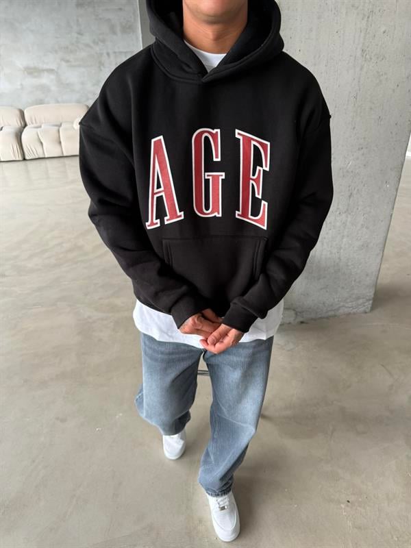 AGE Oversize Sweatshirt - Siyah