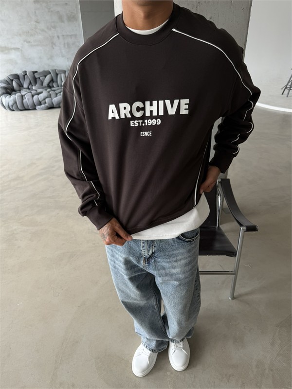 Archıve EST Premium Bisiklet Yaka Sweat