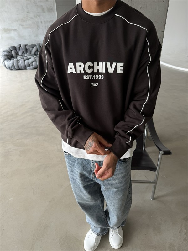 Archıve EST Premium Bisiklet Yaka Sweat