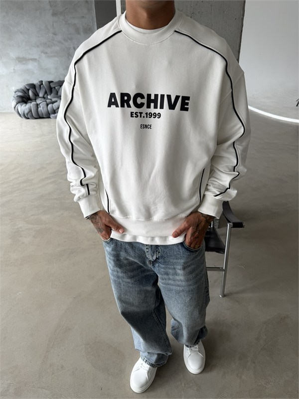 Archıve EST Premium Bisiklet Yaka Sweat