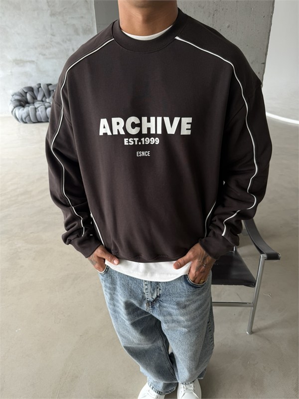 Archıve EST Premium Bisiklet Yaka Sweat