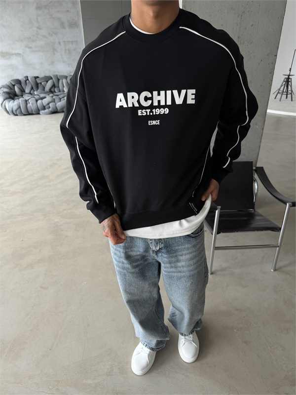 Archıve EST Premium Bisiklet Yaka Sweat