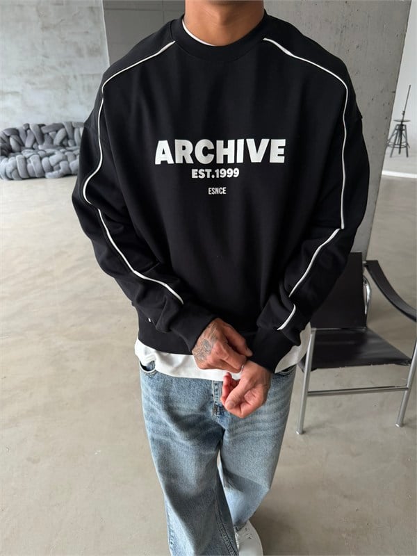 Archıve EST Premium Bisiklet Yaka Sweat