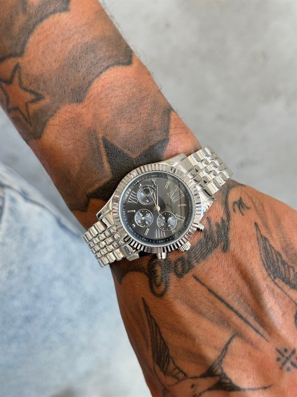 Auro Steel Watch