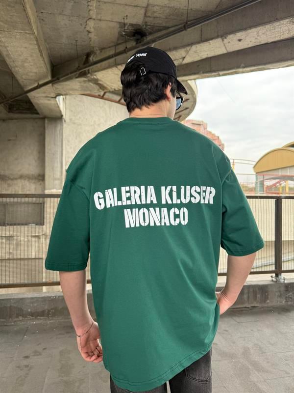 AW Monaco Oversize T-Shirt - Yeşil