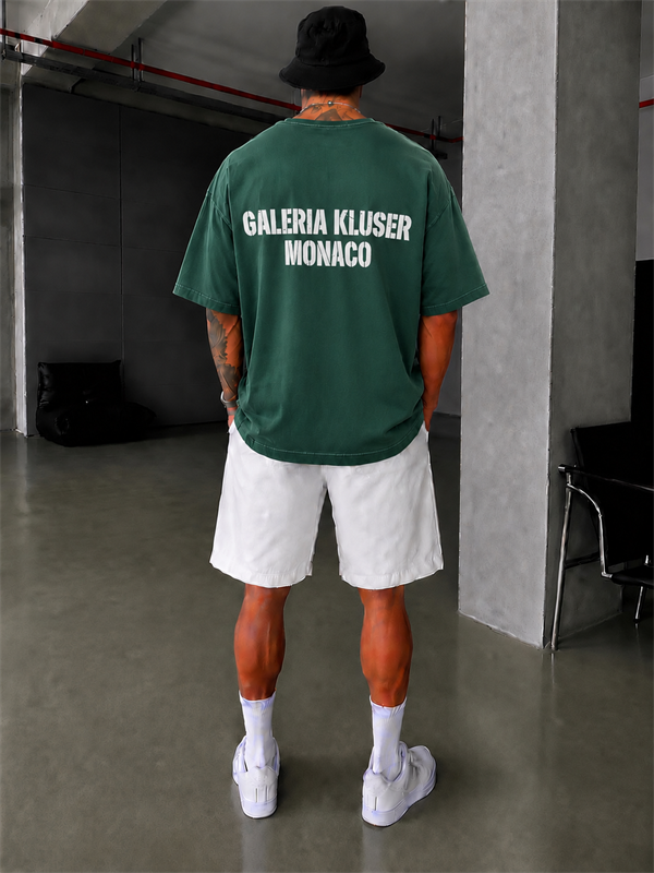 AW Monaco Oversize T-Shirt - Yeşil