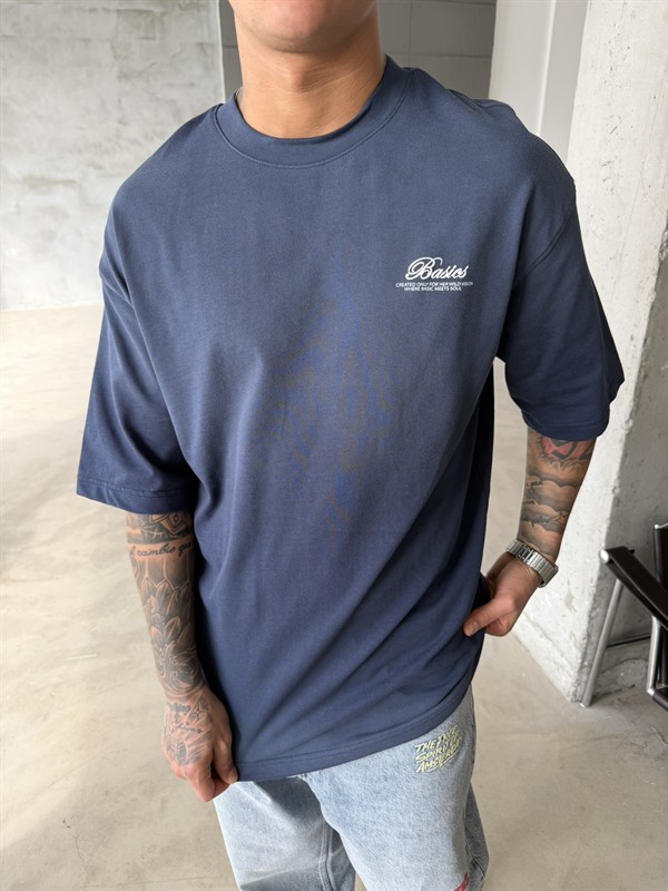 Barier Basic Speryli Premium T-Shirt - Lacivert