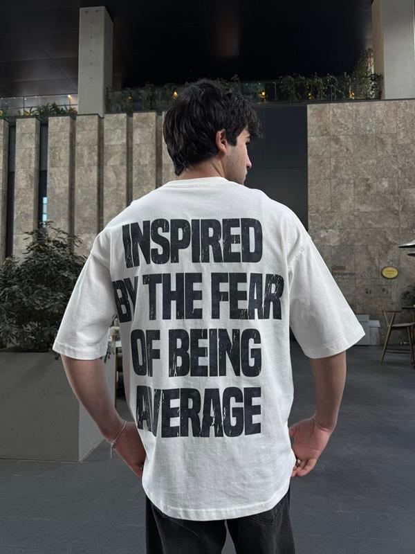 Barier Inspıred Yıkamalı T-Shirt - Beyaz