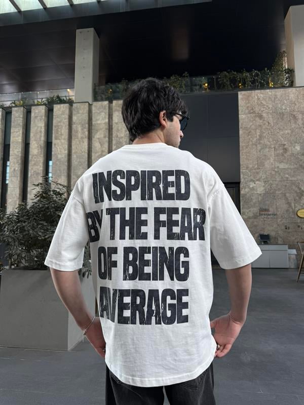 Barier Inspıred Yıkamalı T-Shirt - Beyaz