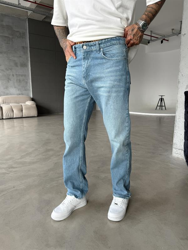 Basic Baggy Pantolon - Koyu Mavi