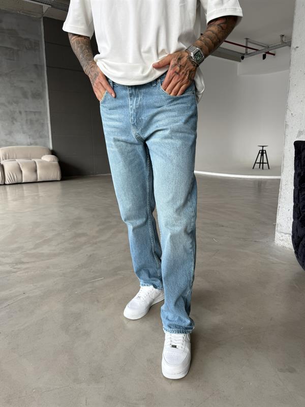 Basic Baggy Pantolon - Koyu Mavi
