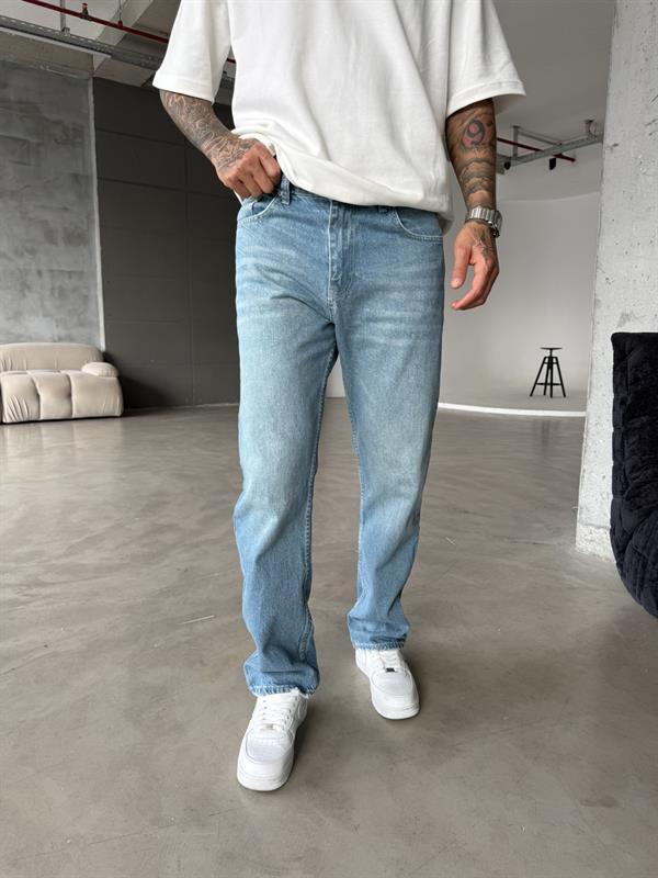 Basic Baggy Pantolon - Koyu Mavi