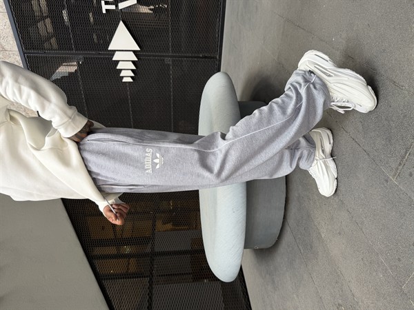 Basic Enjeksiyon Baskı AD Eşofman - Gri