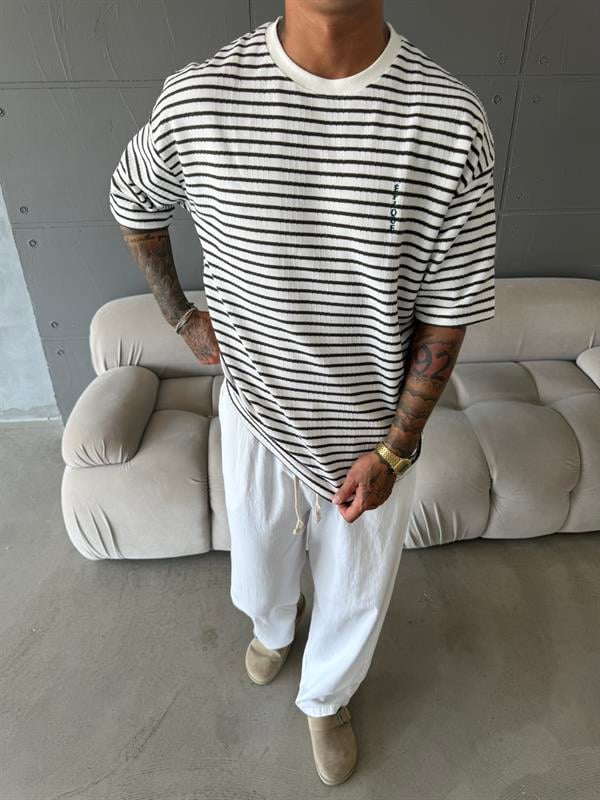 Basic Epıoue Nakışlı T-Shirt - Kahve