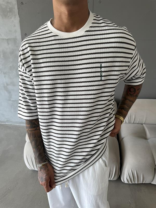 Basic Epıoue Nakışlı T-Shirt - Kahve