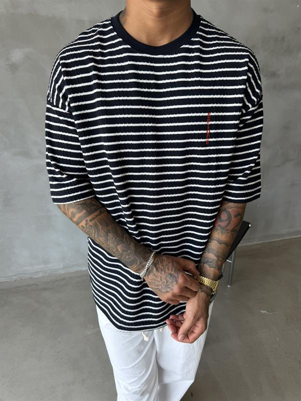 Basic Epıoue Nakışlı T-Shirt - Lacivert