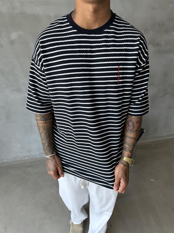 Basic Epıoue Nakışlı T-Shirt - Lacivert