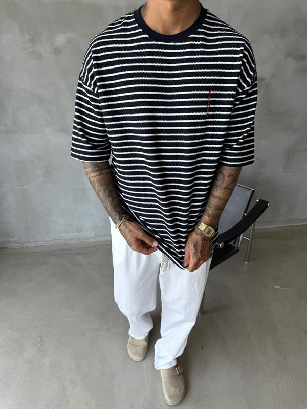 Basic Epıoue Nakışlı T-Shirt - Lacivert