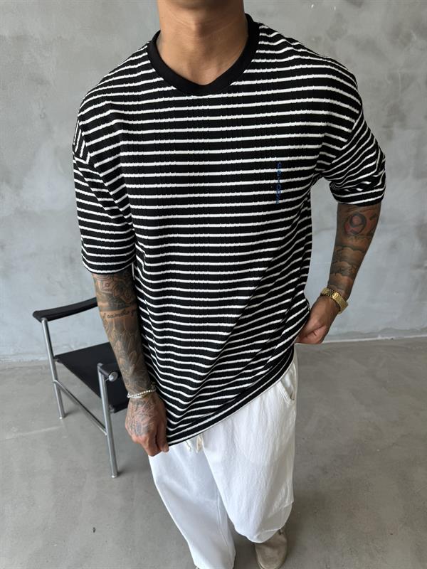 Basic Epıoue Nakışlı T-Shirt - Siyah